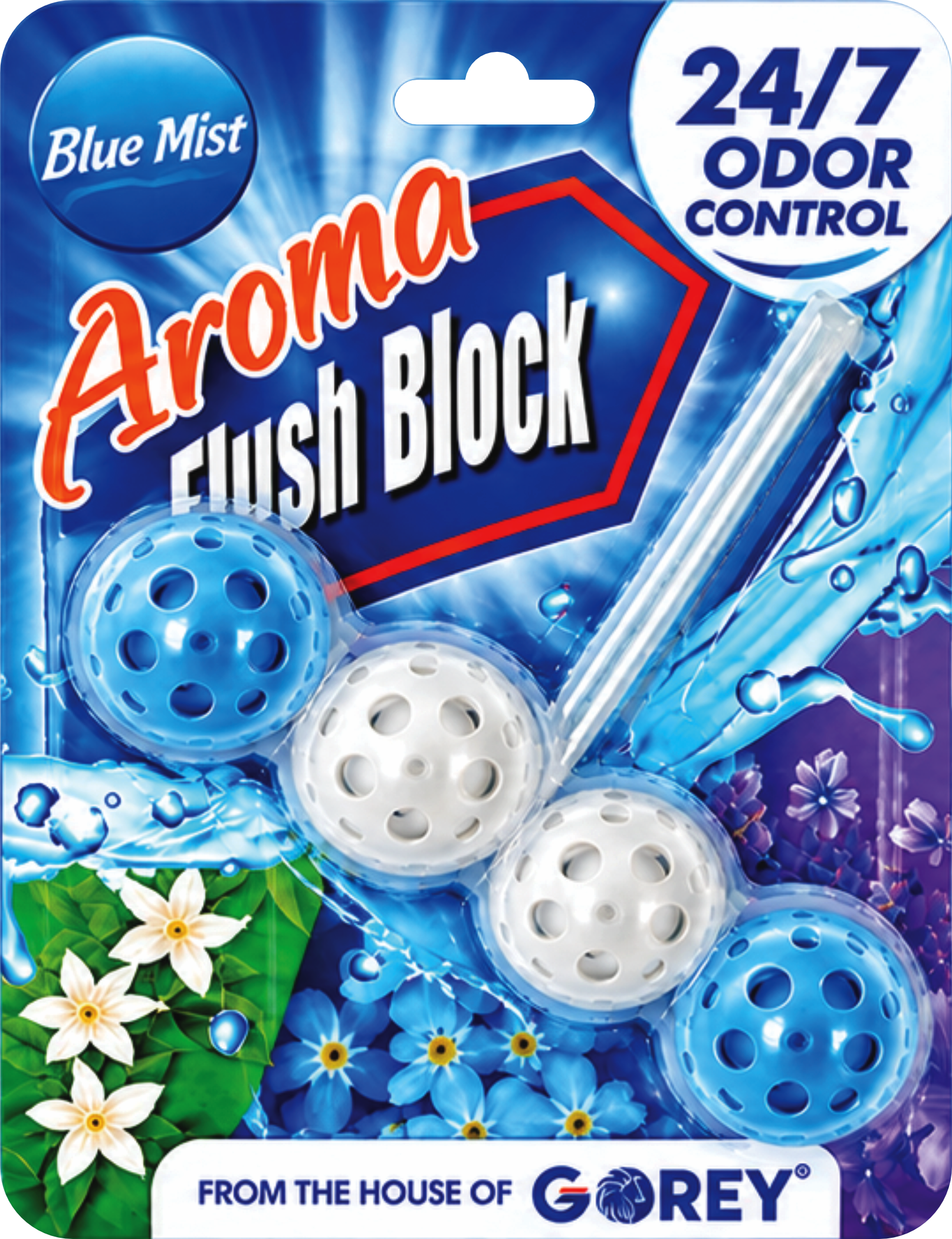 Aroma Flush Block Blue